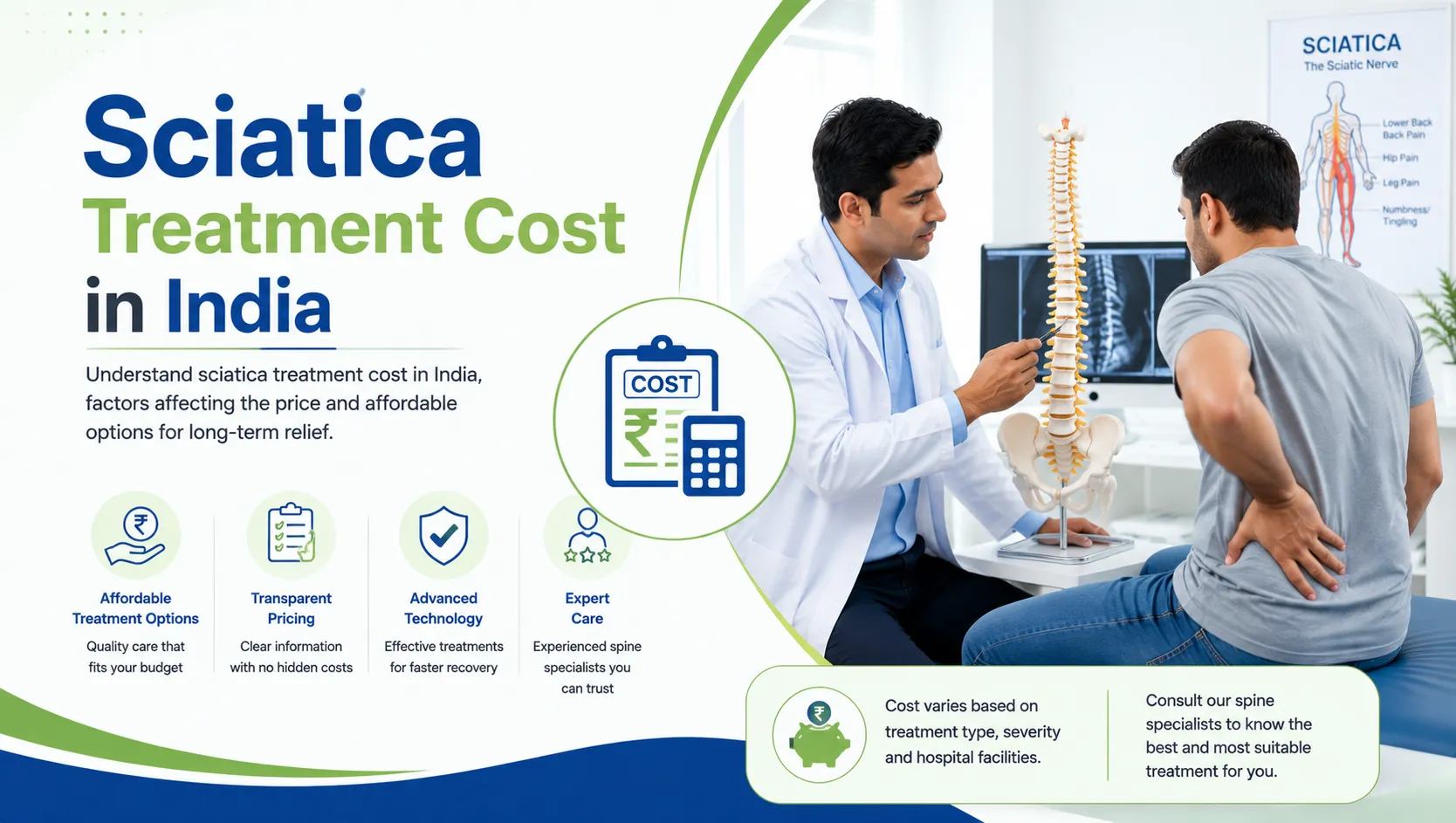 Sciatica Treatment Cost in India